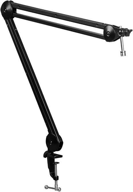 Rode RODECaster Pro II - Consola de estudio de producción de audio integrada, paquete con 2 brazos de transmisión, 4 micrófonos de audio de torniquete, auriculares, soporte de micrófono, cable XLR, tarjeta SD de 64 GB