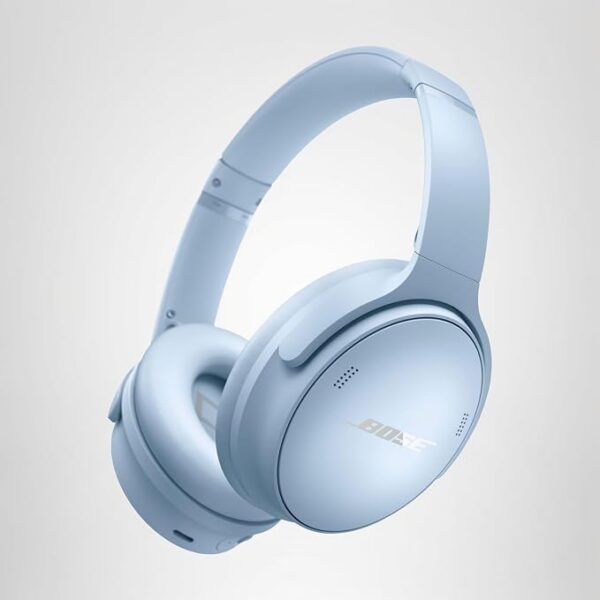 Bose QuietComfort Auriculares - Auriculares inalámbricos Bluetooth, cancelación activa de ruido supraaurales y micrófono, carga USB-C, graves profundos, hasta 24 horas de tiempo de reproducción, negro
