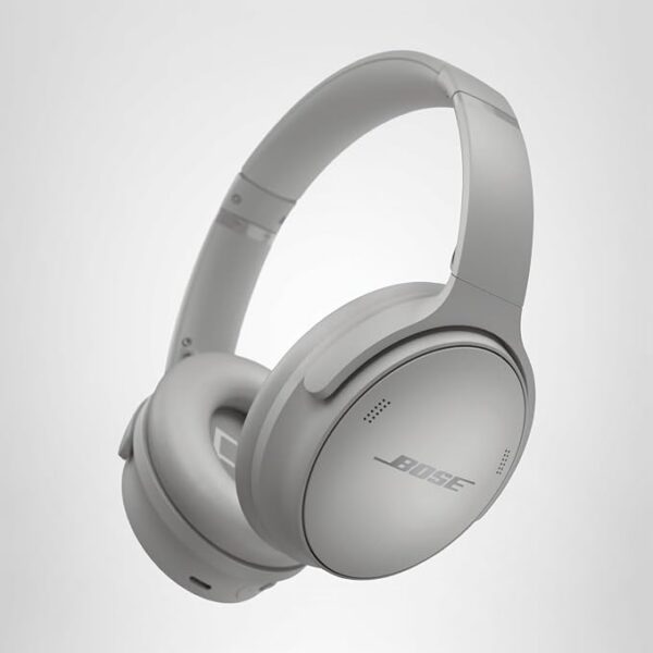 Bose QuietComfort Auriculares - Auriculares inalámbricos Bluetooth, cancelación activa de ruido supraaurales y micrófono, carga USB-C, graves profundos, hasta 24 horas de tiempo de reproducción, negro