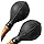 Maracas de percusión  con carcasas de plástico ABS y mangos de madera