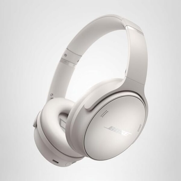 Bose QuietComfort Auriculares - Auriculares inalámbricos Bluetooth, cancelación activa de ruido supraaurales y micrófono, carga USB-C, graves profundos, hasta 24 horas de tiempo de reproducción, negro