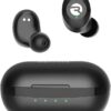 Auriculares inalámbricos Raycon E25 con Bluetooth y micrófono para uso diario, auriculares Bluetooth intrauditivos con sonido estéreo, 24 horas de reproducción, realmente inalámbricos, azul mate
