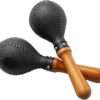 Maracas de percusión  con carcasas de plástico ABS y mangos de madera