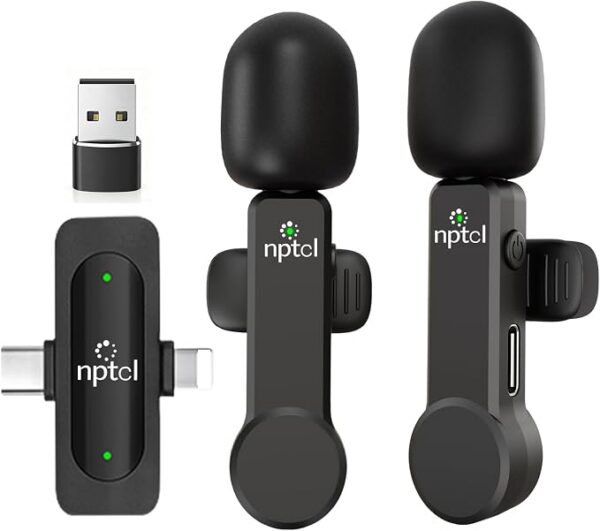 61ZgrkLU8SL._AC_SX679_ Wireless Mini Microphone for iPhone PC, USB Type C Lavalier Lapel Mic