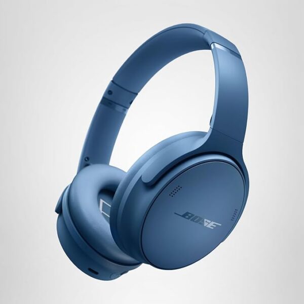 Bose QuietComfort Auriculares - Auriculares inalámbricos Bluetooth, cancelación activa de ruido supraaurales y micrófono, carga USB-C, graves profundos, hasta 24 horas de tiempo de reproducción, negro