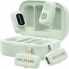 Micrófono inalámbrico Hollyland Lark A1 para iPhone 17/16/15 y Android, 48kHz/24-bit, cancelación inteligente de ruido de 3 niveles, micrófono mini magnético para YouTube, Podcast, Vlogging (Negro