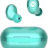 Auriculares inalámbricos Raycon E25 con Bluetooth y micrófono para uso diario, auriculares Bluetooth intrauditivos con sonido estéreo, 24 horas de reproducción, realmente inalámbricos, azul mate