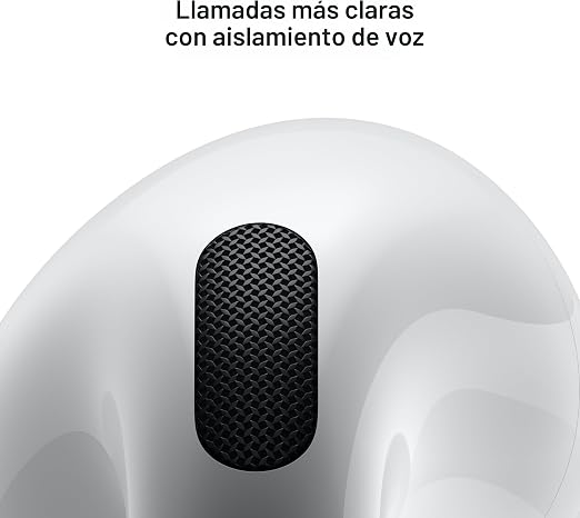 715feakiFYL._AC_SX522_ Apple AirPods 4 auriculares inalámbricos, auriculares Bluetooth, audio espacial personalizado, resistente al sudor y al agua, estuche de carga USB-C, chip H2, hasta 30 horas de duración de batería