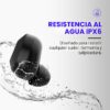Auriculares inalámbricos Raycon E25 con Bluetooth y micrófono para uso diario, auriculares Bluetooth intrauditivos con sonido estéreo, 24 horas de reproducción, realmente inalámbricos, azul mate