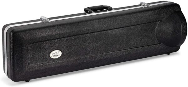 Jean Paul TB-400 Trombón Tenor Recto Intermedio con Estuche y Boquilla 12C, Instrumento Musical de Latón - Plata