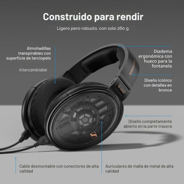 Sennheiser HD 660S 2 Auriculares audiófilos de espalda abierta