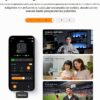 Micrófono inalámbrico Hollyland Lark A1 para iPhone 17/16/15 y Android, 48kHz/24-bit, cancelación inteligente de ruido de 3 niveles, micrófono mini magnético para YouTube, Podcast, Vlogging (Negro