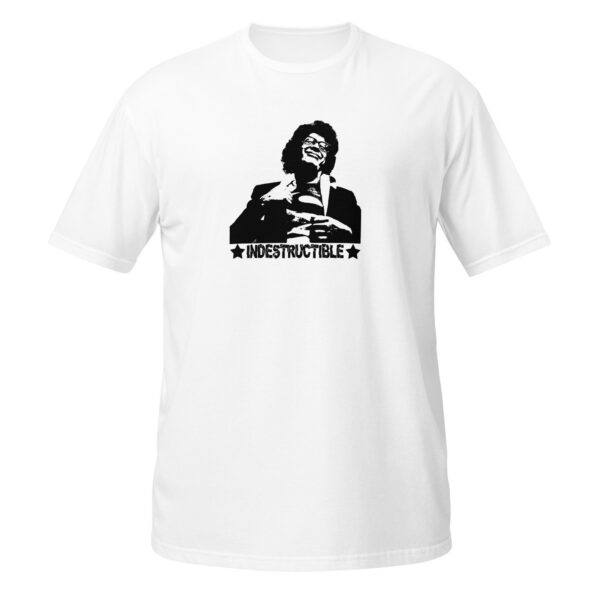 unisex-basic-softstyle-t-shirt-white-front-6a9e4d6413752.jpg Camiseta Indestructible